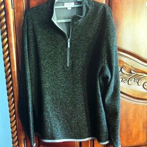 Croft & Barrow Men's Dark Gray Zip-Up Sweater